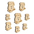 thumbnail image 1 of Cute Puppy Looking Back Wood Buttons for Crochet Knitting Sewing DIY Craft - Various Sizes (8pcs), 1 of 7