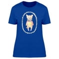 thumbnail image 1 of Cute Puppy Oval Frame T-Shirt Women -Image by Shutterstock, Female x-Large, 1 of 2