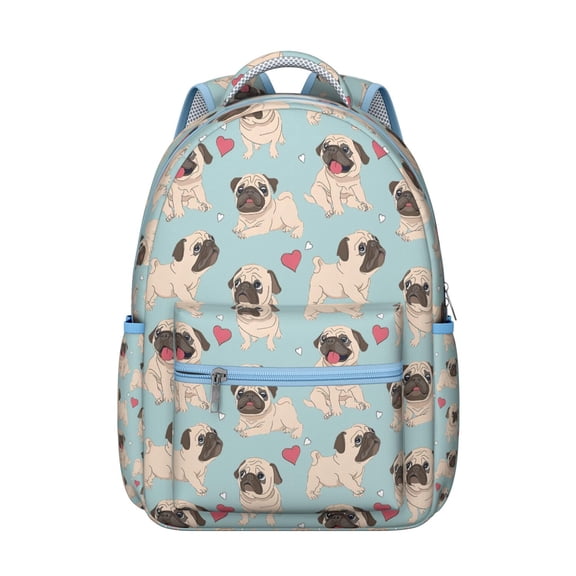 Cute Puppy Pattern Backpack with Funny Dog Illustrations, Ideal for Student and Pet Enthusiasts, Spacious and Comfortable