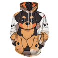 thumbnail image 1 of Cute Puppy Pattern Design(2) 3d Sweatshirts Hoodie Fashion Casual Personality Men's Women Street Hoodie Pullovers Long Sleeve Comfortable Top, 1 of 6