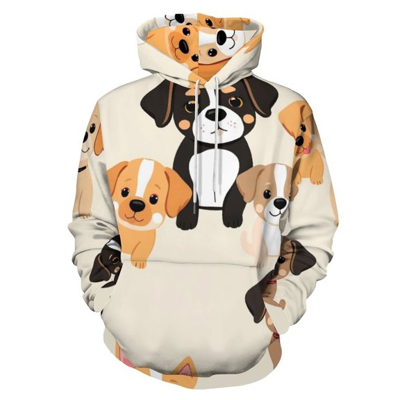 Cute Puppy Pattern Design(3) 3d Sweatshirts Hoodie Fashion Casual Personality Men's Women Street Hoodie Pullovers Long Sleeve Comfortable Top