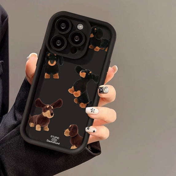 Cute Puppy Pattern Phone Case for Samsung Galaxy S26, Shockproof Anti-Vibration Protective Cover Compatible with Samsung Galaxy S26
