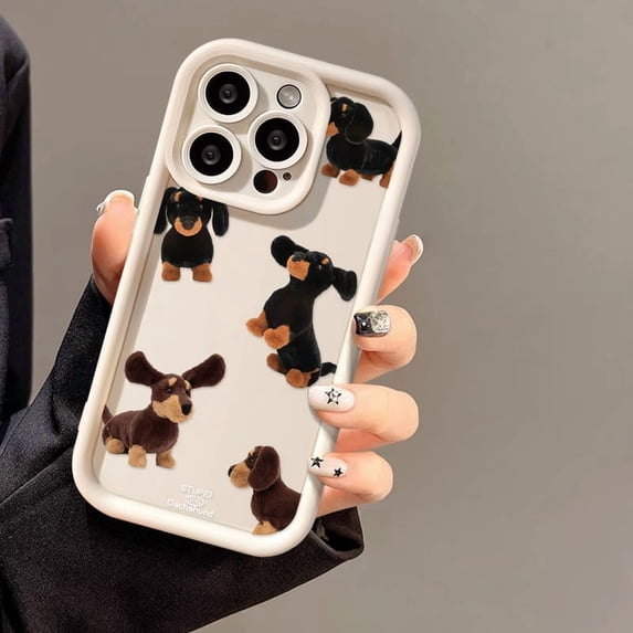 Cute Puppy Pattern Phone Case for Samsung Galaxy S26 Ultra, Shockproof Anti-Vibration Protective Cover Compatible with Samsung Galaxy S26 Ultra