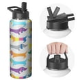 thumbnail image 1 of Cute Puppy Pattern Stainless Steel Water Bottle - Wide Mouth Design with Sweat-Free Surface & 360° Seal Ring for All-Day Temperature Retention (BPA/Odor Free), 1 of 6