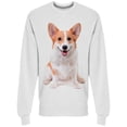 thumbnail image 1 of Cute Puppy Possing For Camera Sweatshirt Men -Image by Shutterstock Men Sweatshirt, Male Medium, 1 of 2