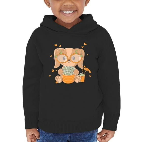 Cute Puppy W Gummy Eyes Hoodie Toddler -Image by Shutterstock,  4 Toddler