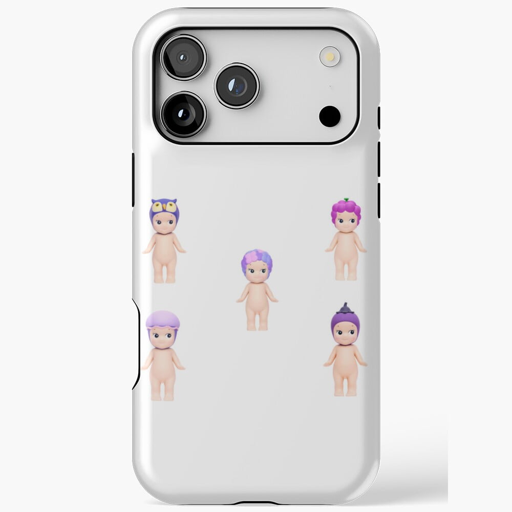 Cute Purple Baby Angel Parody Figure Art Phone Case Compatible iPhone ...