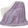 thumbnail image 1 of Cute Purple Blanket 50"x60" Fuzzy Soft Fleece Blankets Lavender Lilac Violet Warm Throw Blankets Gifts Decor for Women Girls Couch Bed Travel Camping, 1 of 6