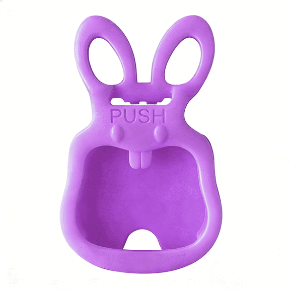 Cute Purple Bunny Can Opener - Adorable Rabbit-Shaped Design, 3-Inch Compact Size, For Opening Standard Cans - For Home Kitchen, Office, As Kitchen Gadget, Daily Use, Gift For