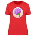 thumbnail image 1 of Cute Purple Crocus
 Flower T-Shirt Women -Image by Shutterstock, Female Large, 1 of 2
