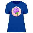thumbnail image 1 of Cute Purple Crocus
 Flower T-Shirt Women -Image by Shutterstock, Female Small, 1 of 2