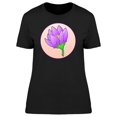 thumbnail image 1 of Cute Purple Crocus
 Flower T-Shirt Women -Image by Shutterstock, Female XX-Large, 1 of 2