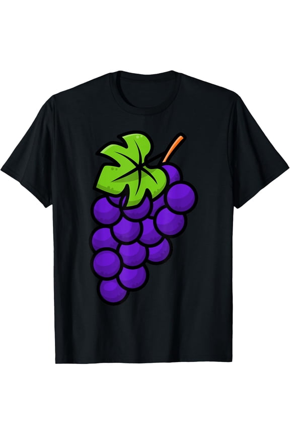 Cute Purple Grapes Costume For Kids and Toddlers T-Shirt