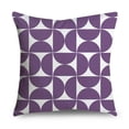 thumbnail image 1 of Cute Purple Pattern Pillowcase Modern Simple Pillow Home Decor Sofa Living Room Car Decoration, 1 of 5