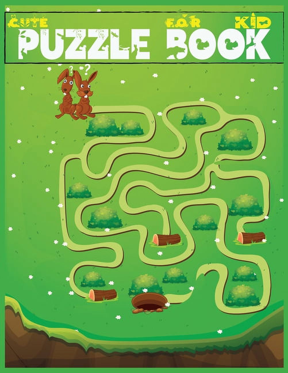 Cute Puzzle Book for Kid 50+ Mazes It is a Maze Puzzle Activity Book