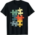 thumbnail image 1 of Cute Puzzle Piece Design For Men Women Puzzler Jigsaw Puzzle T-Shirt, 1 of 4