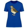 thumbnail image 1 of Cute Quail Bird Cartoon T-Shirt Women -Image by Shutterstock, Female Large, 1 of 2