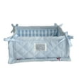 thumbnail image 1 of Cute Quilted Storage Basket with Plaid, Desktop Snack Sundries Cosmetic Storage Organizer, for Home Living Room Office (Rectangle), 1 of 6