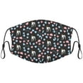 thumbnail image 1 of Cute RAT Terrier Dog Graphic Printed Cloth Face Masks Reusable Washable Adjustable for Adults (5 PCS), 1 of 5