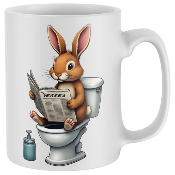 Cute Rabbioffee , Adorable Bunny , Rabbit Tea Cup, Bunnover Gif, Joke Present and Wo, Playful Rabbit-Themed .
