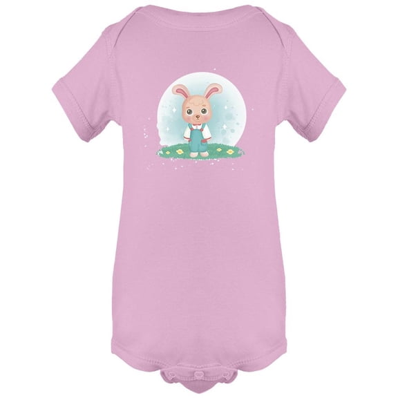 Cute Rabbit A Garden Design Bodysuit Infant -Image by Shutterstock,  18 Months