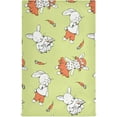 thumbnail image 1 of Cute Rabbit Carrot Dish Towels Set of 6, Bunny Washable Tea Towels Dishcloths Lint-Free 18x28 Inch Fast Drying for Kitchen Restaurant Bar Clean, 1 of 7