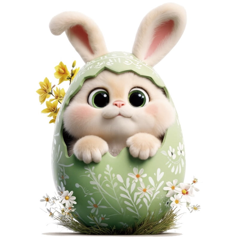 Cute Rabbit Decorative Stickers for Scrapbooking, Journaling, and Home Decor - 50 Unique Designs