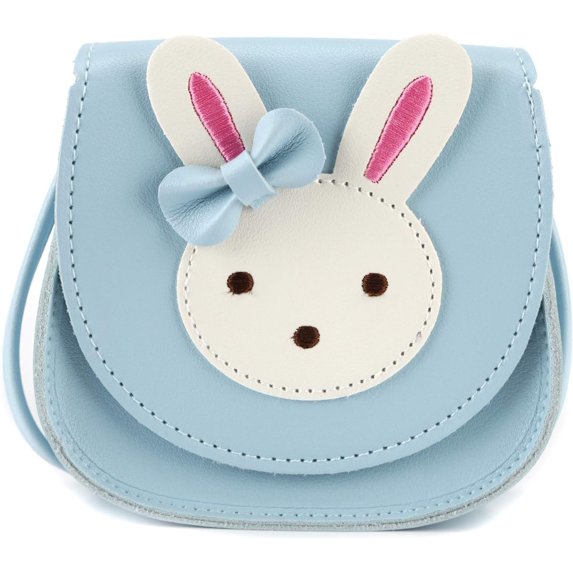 Cute Rabbit Ear Bow Crossbody Purse,PU Shoulder Handbag for Kids Girls Toddlers