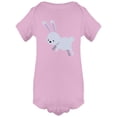 thumbnail image 1 of Cute Rabbit Flat Style Bodysuit Infant -Image by Shutterstock,  6 Months, 1 of 2