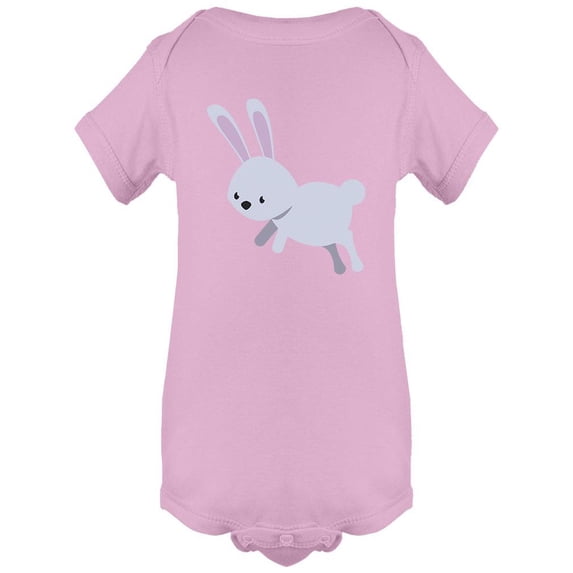 Cute Rabbit Flat Style Bodysuit Infant -Image by Shutterstock, 6 Months