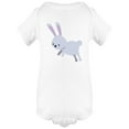 thumbnail image 1 of Cute Rabbit Flat Style Bodysuit Infant -Image by Shutterstock,  Newborn, 1 of 2