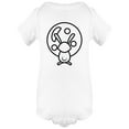 thumbnail image 1 of Cute Rabbit In Full Moon Bodysuit Infant -Image by Shutterstock,  Newborn, 1 of 2