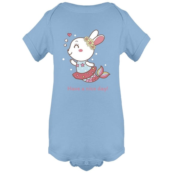 Cute Rabbit Mermaid Bodysuit Infant -Image by Shutterstock,  24 Months