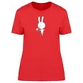 thumbnail image 1 of Cute Rabbit Ok Pose Cartoon T-Shirt Women -Image by Shutterstock, Female Small, 1 of 2
