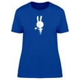 thumbnail image 1 of Cute Rabbit Ok Pose Cartoon T-Shirt Women -Image by Shutterstock, Female XX-Large, 1 of 2