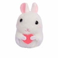 thumbnail image 1 of Cute Rabbit Plush Toy Stuffed Animal For Gift, White Plushie With Heart Design, Soft Plush Toy For Home Decor And Collection, 1 Piece, 1 of 6