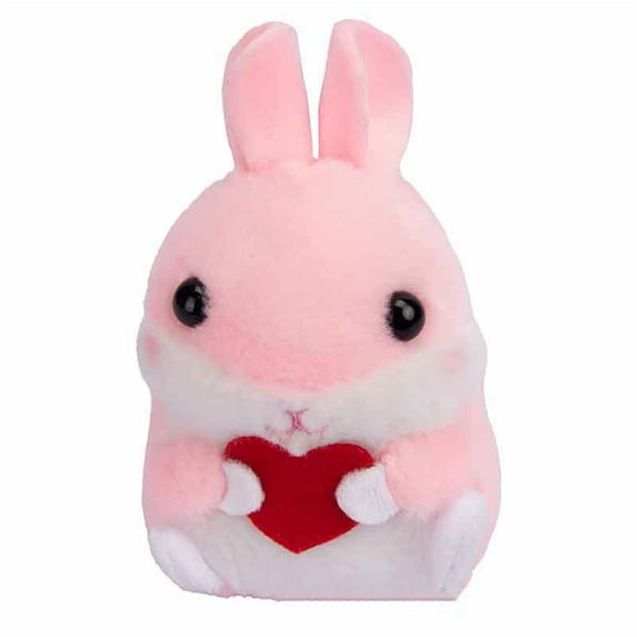 Cute Rabbit Plush Toy Stuffed Animal With Heart Gift For /Teenager, Pink Soft Plushie For Birthday, Decorative Plush Toy For Home Office