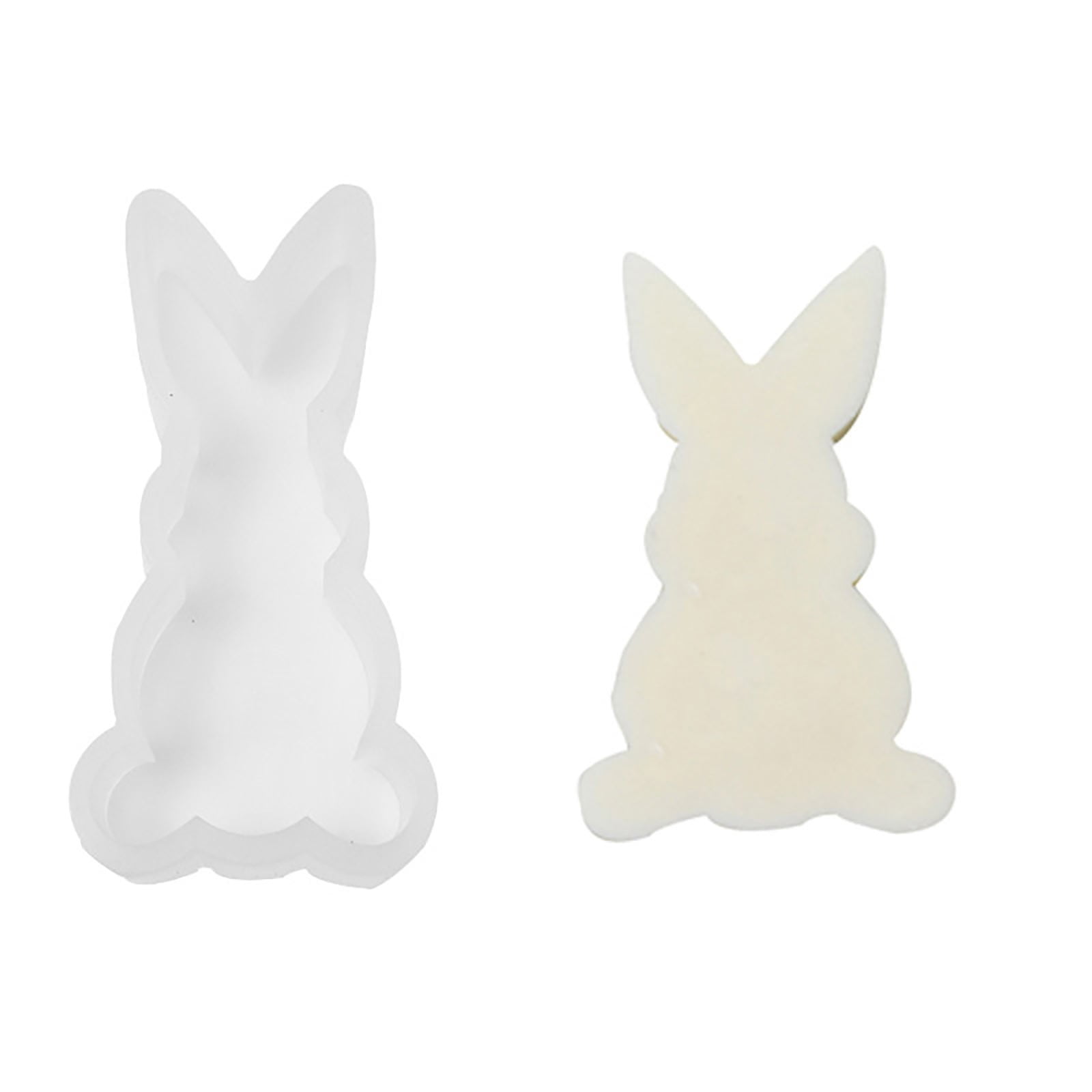Cute Rabbit Scented Candle Silicone DIY Plaster Animal Ornament Scented