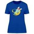 thumbnail image 1 of Cute Rabbit Sleeping Cartoon T-Shirt Women -Image by Shutterstock, Female Medium, 1 of 2
