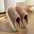 thumbnail image 1 of Cute Rabbit Slippers Winter Warm Home Shoes Non Slip Plush Bedroom Slippers, 1 of 9