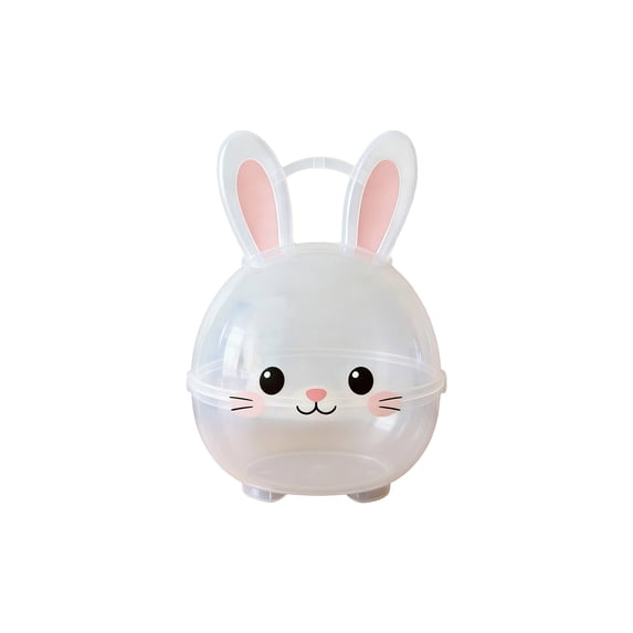 Cute Rabbit Storage Box, Decorative Organizing Box for Small Items, Festive Desk Organizer, Home Office and Holiday Display