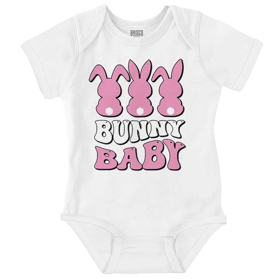 Cute Rabbit Tails Easter Bunny Baby Bodysuit Jumper Girls Infant Baby Brisco Brands NB