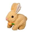 thumbnail image 1 of Cute Rabbit Toy with Carrot Interactive Electronic Pet Toys Rabbit Walks and Squeaks,Easter Plush Stuffed Rabbit Toys Walking Rabbit Educational Toy for Kids, 1 of 3