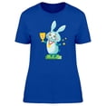 thumbnail image 1 of Cute Rabbit Winning 1St Place T-Shirt Women -Image by Shutterstock, Female XX-Large, 1 of 2