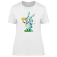 thumbnail image 1 of Cute Rabbit Winning 1St Place T-Shirt Women -Image by Shutterstock, Female x-Large, 1 of 2