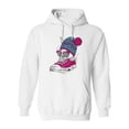 thumbnail image 1 of Cute Rabbit With Glasses  Hoodie Women -Image by Shutterstock, Female Large, 1 of 4