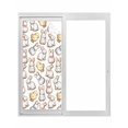 thumbnail image 1 of Cute Rabbits Chickens Window Privacy Film, Spring Abstract Modern Animals Static Cling UV Sun Blocking Tint Film Heat Control Windows Films for Bedroom Bathroom, Window Stickers 29.5"x78.7", 1 of 7