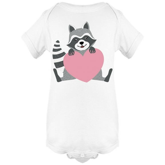 Cute Raccoon Character  Bodysuit Infant -Image by Shutterstock,  6 Months