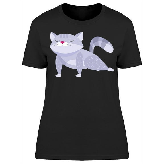 Cute Raccoon Doing Front Plank  T-Shirt Women -Image by Shutterstock, Female Small