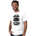 thumbnail image 1 of Cute Raccoon You Going to Finish That Men's Graphic T Shirt Tees Brisco Brands M, 1 of 4